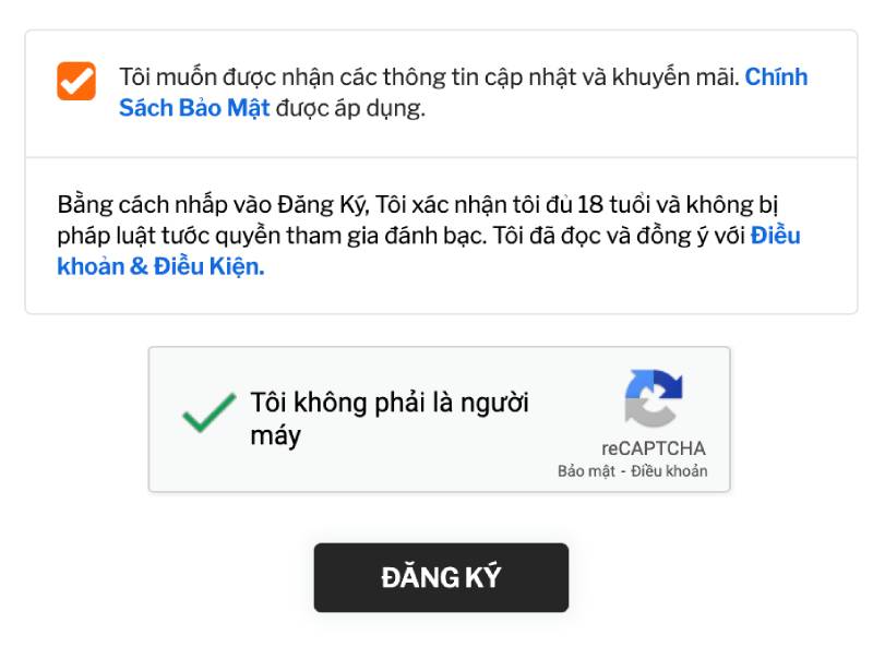 Đồng ý điều khoản – Chính sách bảo mật