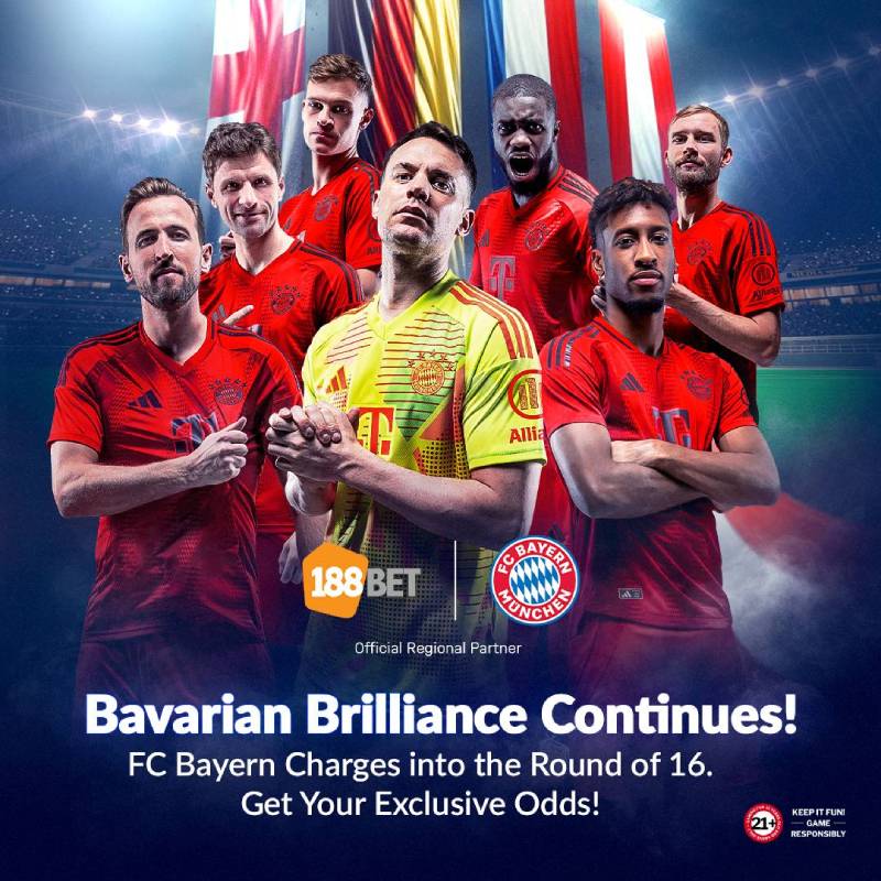 Tại sao 188bet chọn tài trợ Bayern Munich?