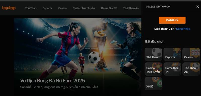 Truy cập giao diện đăng ký 188BET